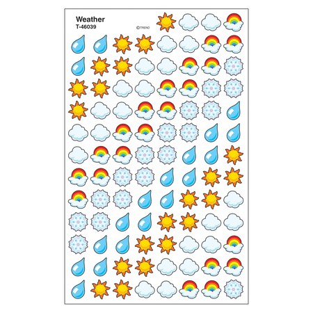 Trend Enterprises Weather superShapes Stickers, PK4800 T46039